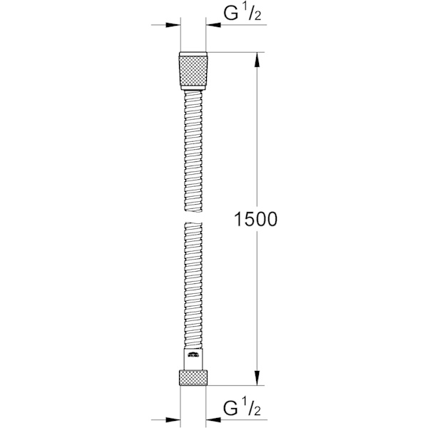 Dusch slang 1,5m