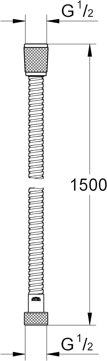 Suihkuletku 1,5 m