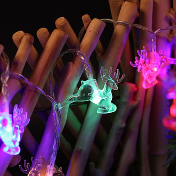LED Julelys Rød Lysstreng Røde Dekorative Lys Jul