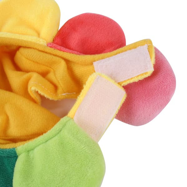 Farverig Solsikkehat til Teddybjørn med Blomst