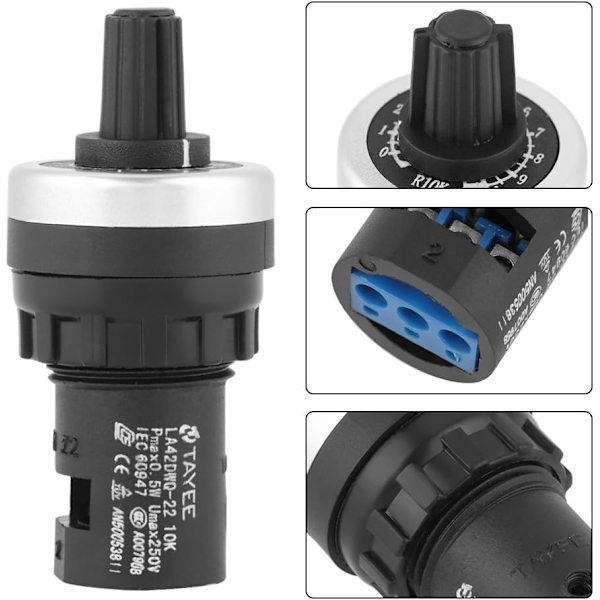 Panelmonterad 10K Potentiometer VSD VFD för Variabelhastighetsdrift I