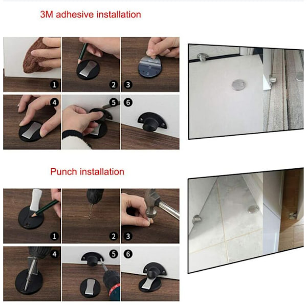 Ruostumattomasta teräksestä valmistettu magneettinen ovisuljin, harjattu metalli Soft-Catch M