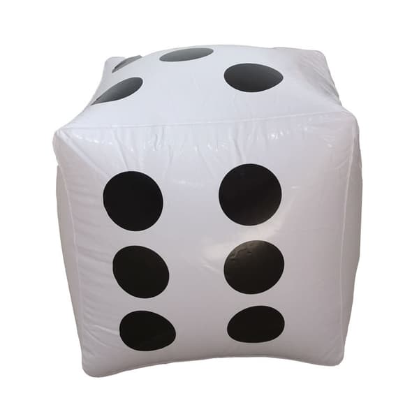 Oppblåsbare terninger for barn, store morsomme terninger, leker for barn (6