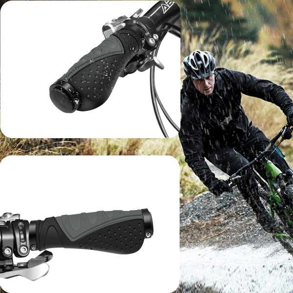 Cykelstyre Grepp Halksäkra Gummi Ergonomiska MTB Grepp Cykel