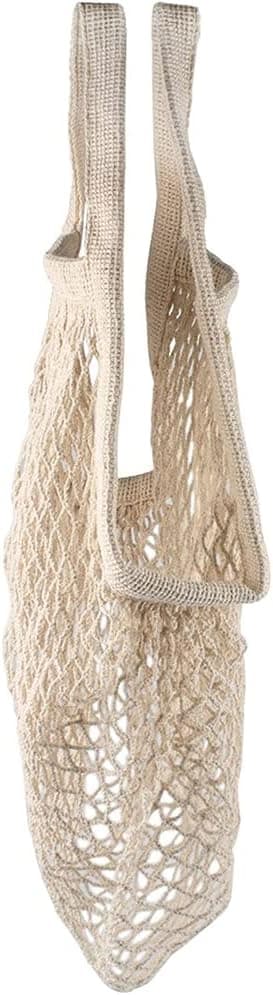 Mesh handlepose, gjenbrukbar og vaskbar bomulls handlepose for