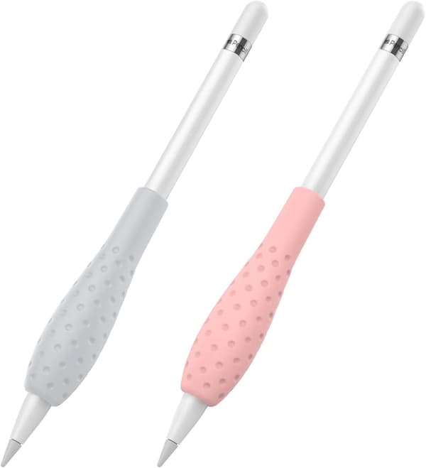 Silikonfodral för Apple Pencil - [Anti-Rulldesign, Ergonomisk Tri