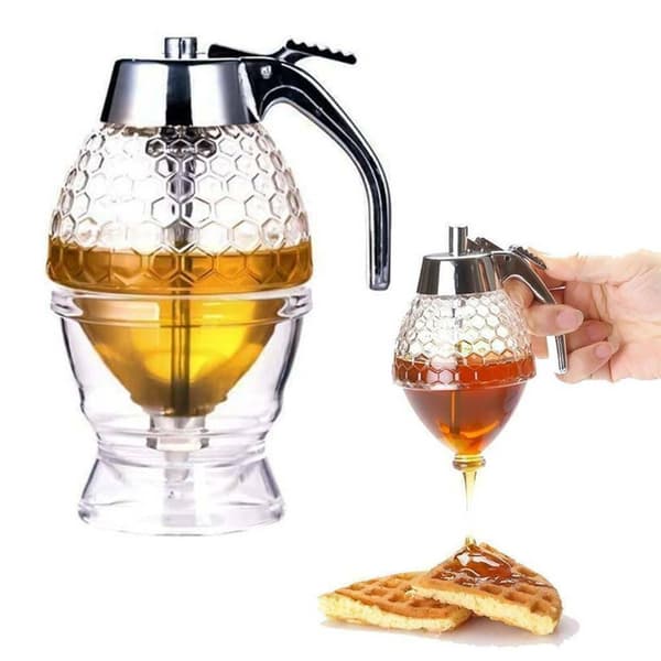 1-pack Sirap- och Saftdispenser Honungsdispenser Honungsburk Kökstillbehör