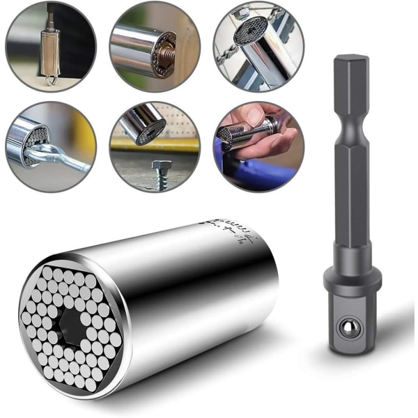 Universal Sokkel, 7-19mm Ratsjet Trådløs Multifunktionel Sokkel Wr