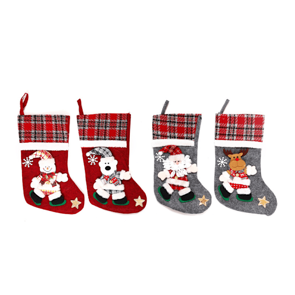 4 x Julepynt Dukkesokker Julepynt Børn