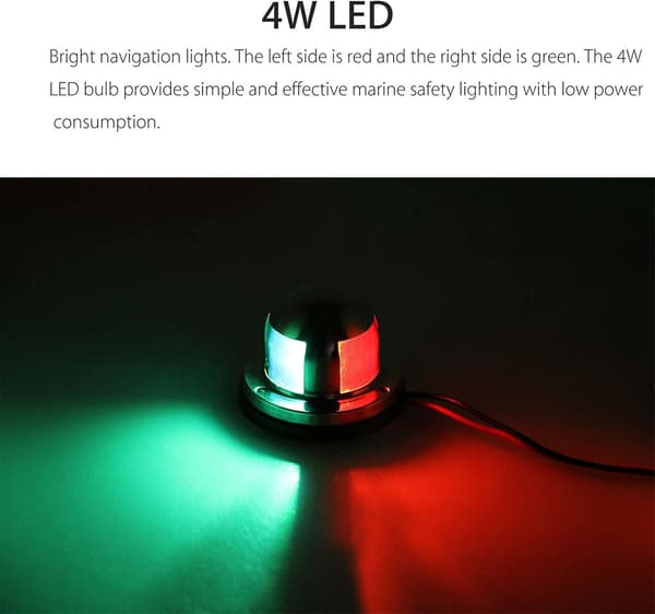 12v Marine LED Båtnasjonalitetslys, Vanntette Marine Navigati