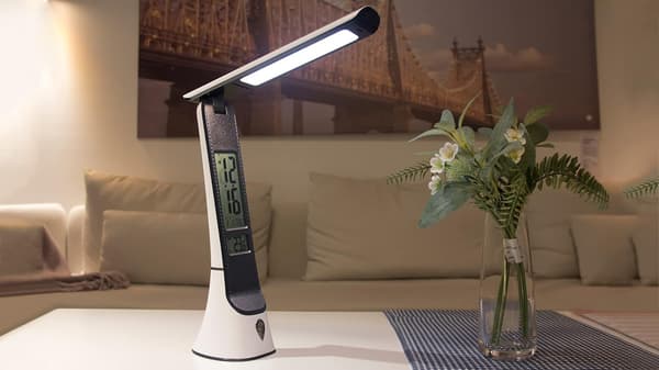 Kreativ sammenleggbar ny evighetskalender LCD-skjerm LED skrivebordslampe