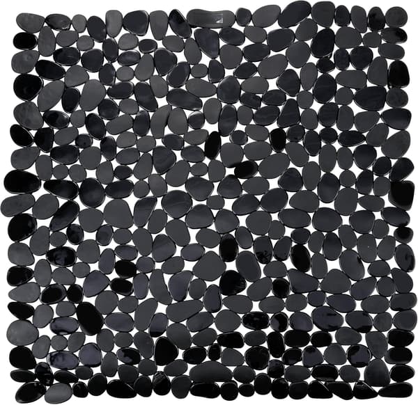 Paradise Antracit Duschmatta - Halksäker, Sugkoppar, PVC, 54 x