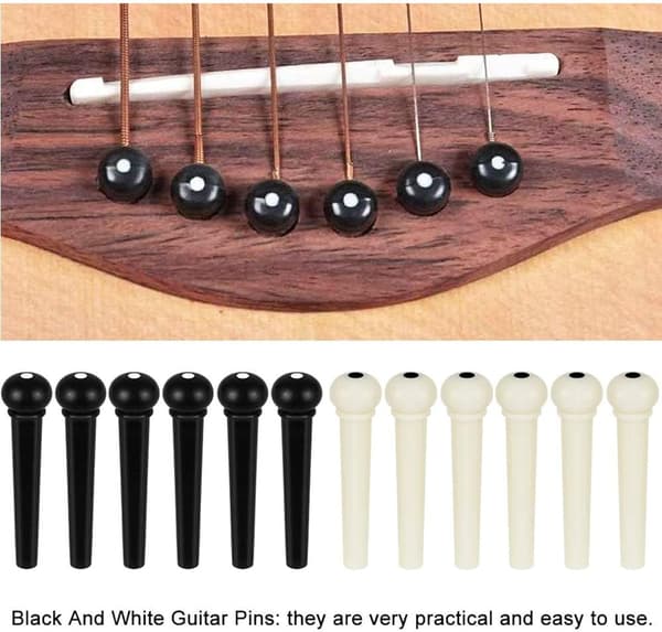 15 stk. akustiske guitarbro-stifter, guitarbro-stifter Puller Pul