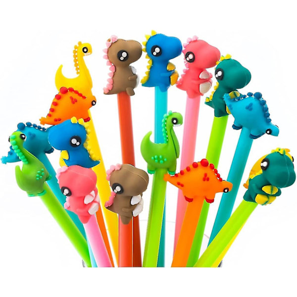 Dww-söt Dinosaur Black Ink Pens, Kawaii Cartoon Fun Writing DXGHC