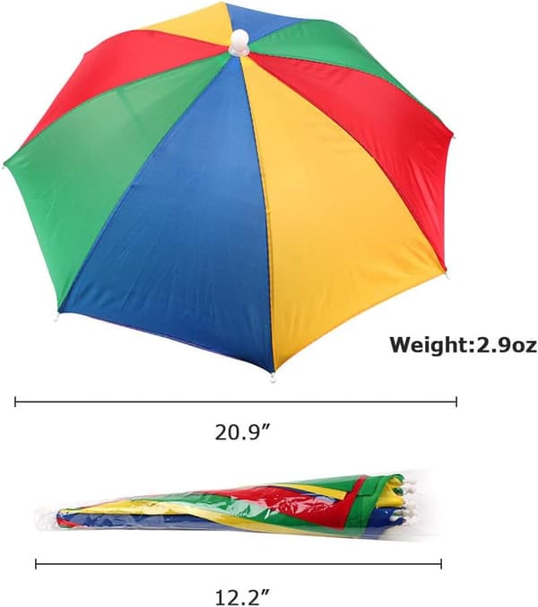 32CM hovedparaply vandmelon turisme fiskeri paraply hat børn