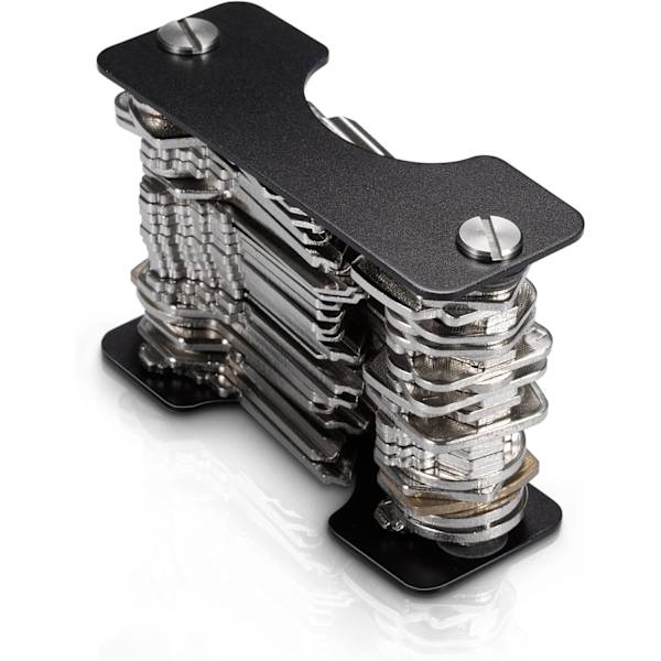 Nøglemanager Smart Kompakt Metal Nøgleholder (Sort)