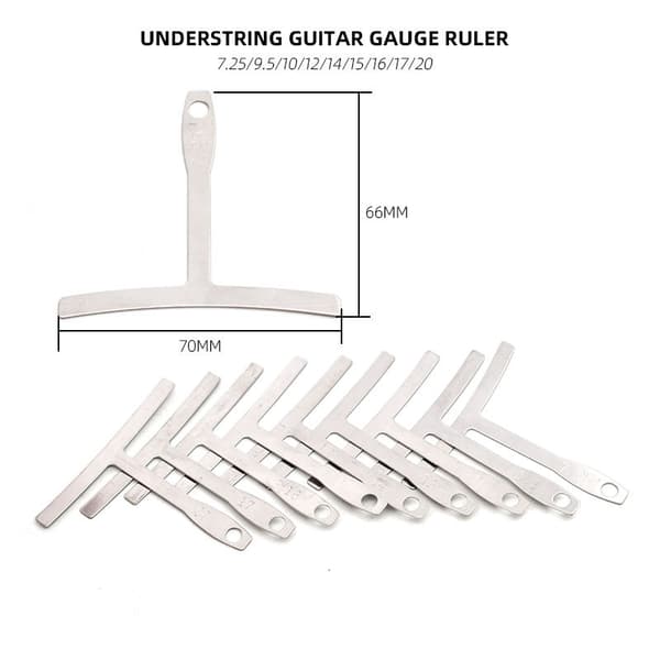 Gitar Radius Måler, Understreng Radius Måler, Understreng Radius