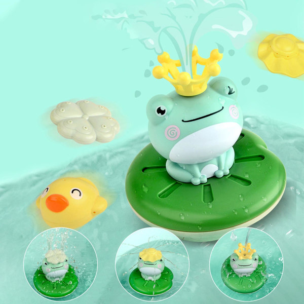 Electric water spraying frog bath electric water spraying ball ba