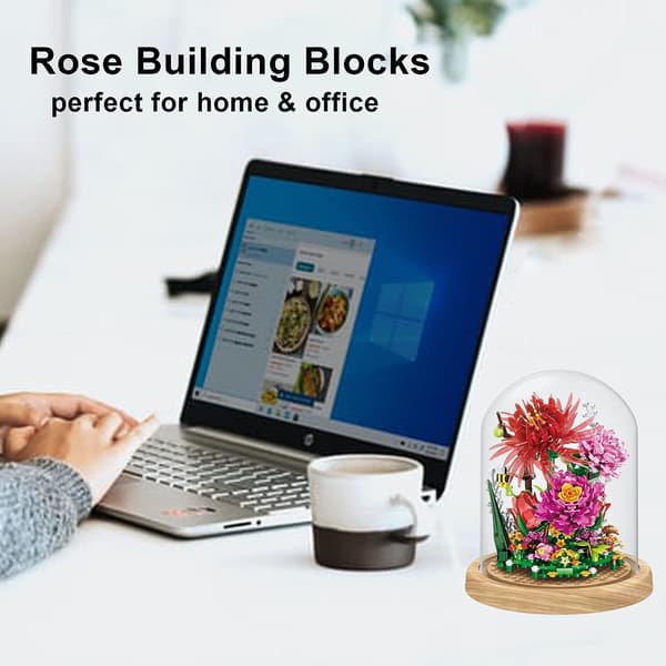 Blomsterbuket Byggekit Blomster Botanisk Samling DIY Plan