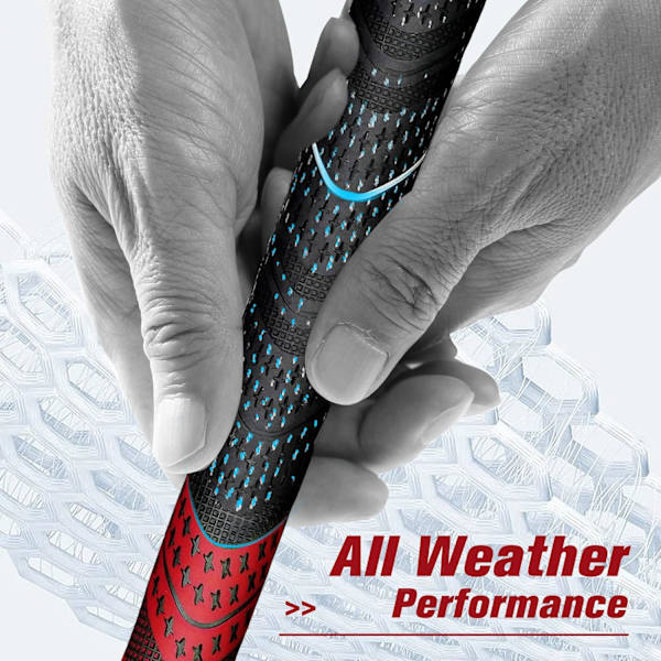 Golfgrepp Set om 13 - Cord Rubber Compound Material, Hybrid Golf Club Grepp, All Weather Performance.