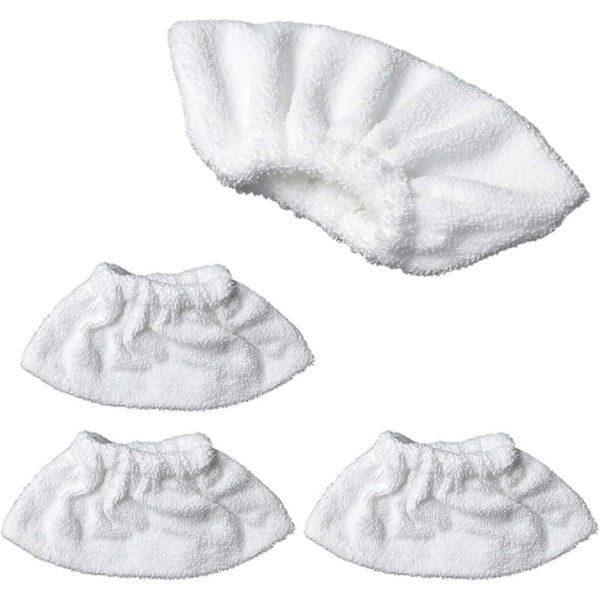 4-pakks Microfiber Dampvask Tilbehør til Manuell Dys, S