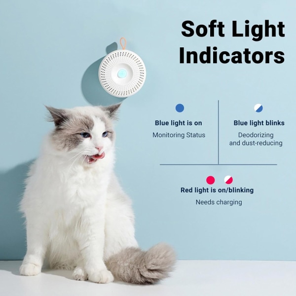 Cat Litter Deodorizer, Cat Toilet House Doft Remover, Smart Deodo