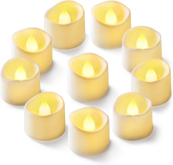 24-pack Flamlösa LED-te-ljus Batteridrivna, Falska