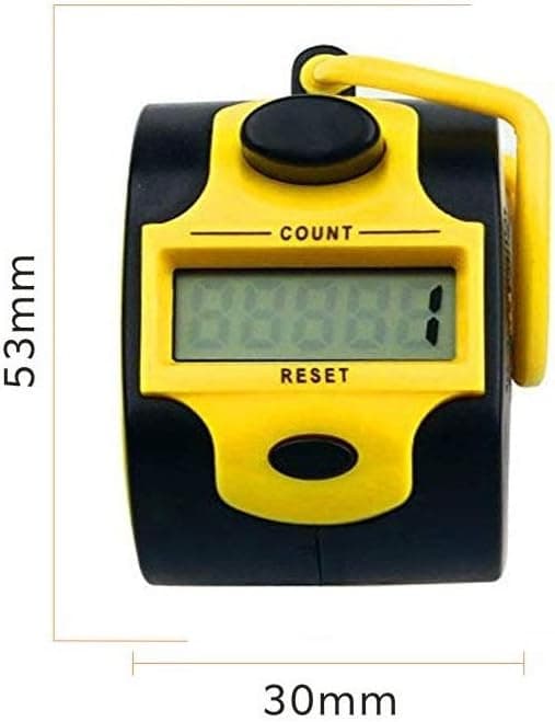 Elektroniset laskurit (2 sarjaa), manuaalinen digitaalinen laskuri sormella
