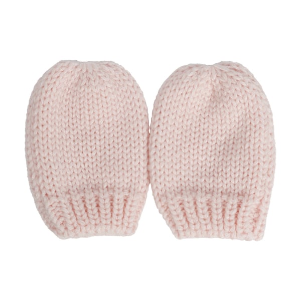 Babylue og votter Baby Jente Gutt Beanie Sett Strikket Vinter H DXGHC