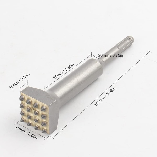 Hull-stans - Meisel Elektrisk Hammer Meiselbitt for Overflateruhet