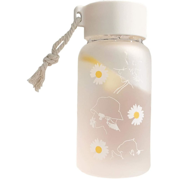 Dewenwils 500ml Liten klar plastvattenflaska med rep, F DXGHC