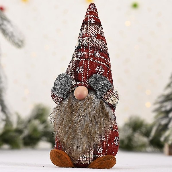 Tomtedocka Gnome Nordic Nisse Dwarf Elf Hemprydnader Kristus DXGHC