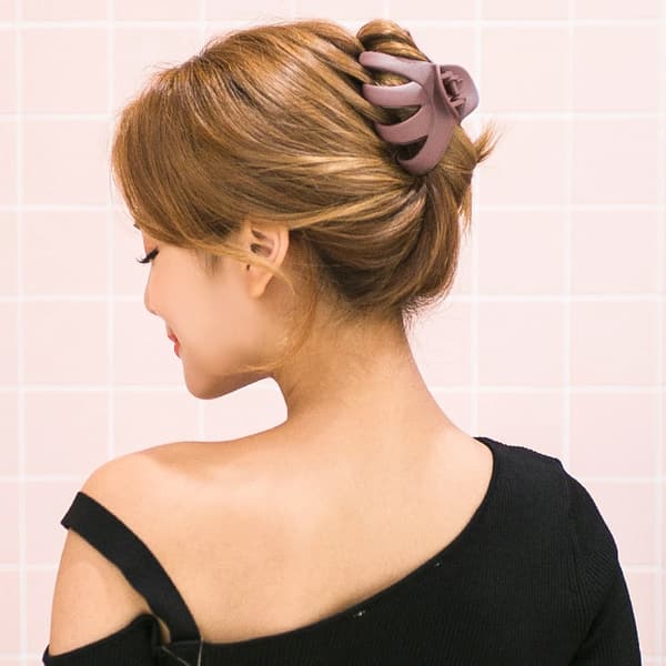 9 Solide Store Hårklemmer Elegante Akryl Hårnåle Barrette Crab H