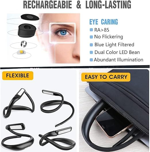LED-lukulaite monitoiminen lukulampun pöytälamppu USB-lataus