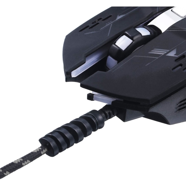 Laddarkabelsparare, flexibelt silikonskydd, Mouse Cable Pro