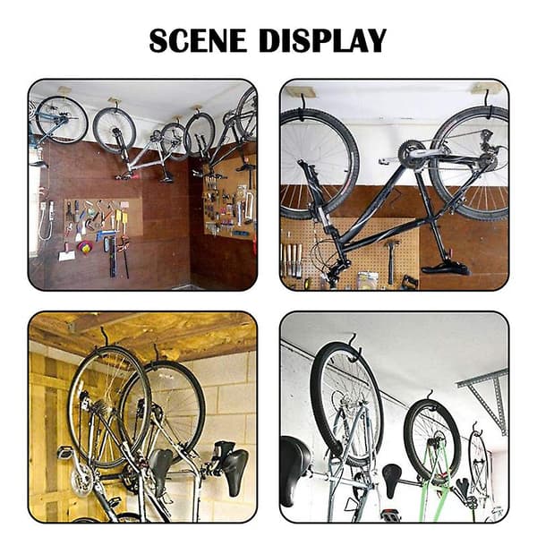 10 stk. Heavy Duty Multipurpose Opbevaringskrog til Cykler Space Max