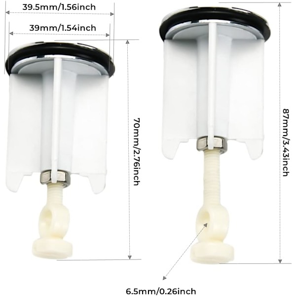 Universal servant for baderomvask 39mm