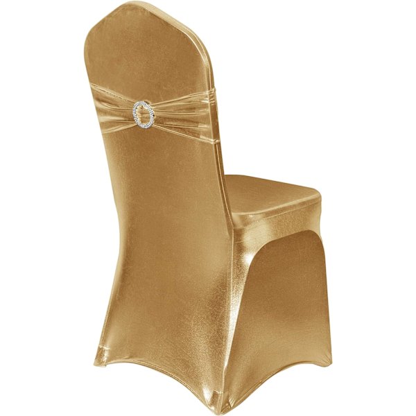 10 Pakk Spandex Stretch-sløyfer for Bryllupsmottak - Univer DXGHC