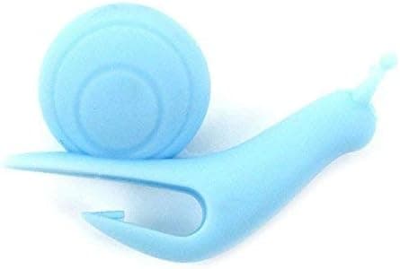 Set med 6 Snigelformade Silikonpåsar för Tepåsar, Godis, Teinfuserare