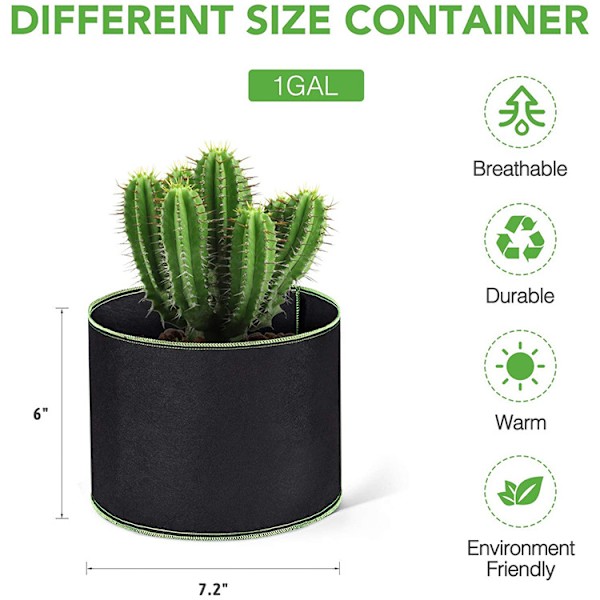 2 st vävda planteringsväskor Ø 18cm Planteringsväska