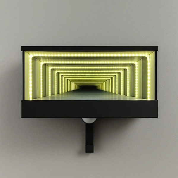 Infinitys LED Garage Nøgleholder Vægmontering LED Modelbil Displayboks Bilnøgleholder Organizer Med LED Lys(bt) Sort