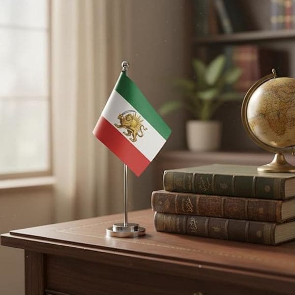 Iran flag table flag small single pole flag stand table decoration,AB