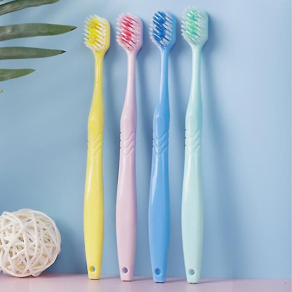 Dww-massage Point Soft Borst Tandborste Vuxen Par 4 Pack DXGHC