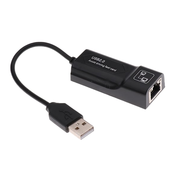 Gratis kørsel ekstern netværkskort USB2.0 USB til RJ45 netværksport