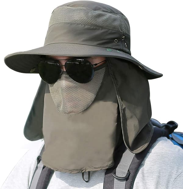 Unisex Fiskehatt - Vikbar Solhatt