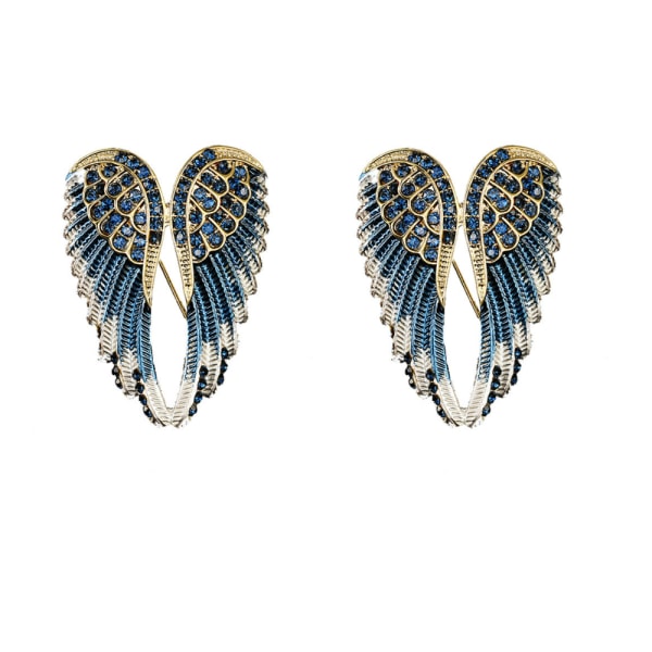 2 angel wings brooch women fashion versatile enamel brooch all