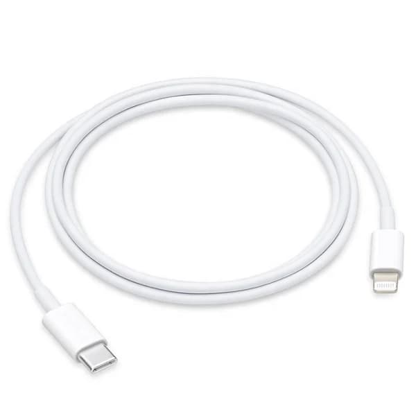 2-pak iPhone-oplader USB-C til Lightning-kabel 1M - Hvid (iPhone/AirPods opladerkabel)
