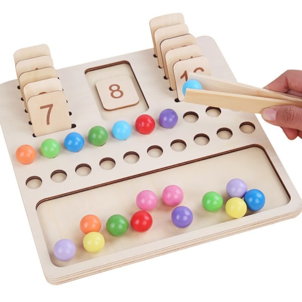 Barns matematik lärande leksak utbildning spel Montessori woo