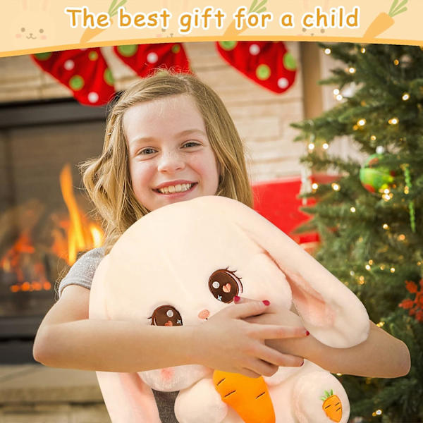 Mjukt gosedjur Kanin Plushie Sittande Kanin, 40cm Påsk