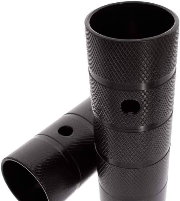T45 i svart stål 38 mm for